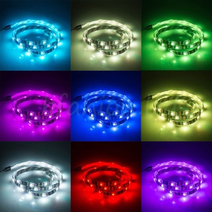 Kit banda ORLED, LED USB Premium, pentru Iluminare ambientala in spatele televizorului, Backlight TV RGB, model 2 bucati 1M - Img 7