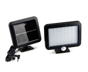 Lampa cu incarcare solara, 56 x LED, senzor de miscare si lumina, K KATHODE - Img 2