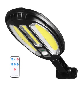 Lampa cu incarcare solara si telecomanda, senzor de miscare si lumina, 3 moduri de iluminare, stare de veghe, 138 x led, HB-8288A K KATHODE