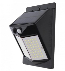 Lampa Solara, Faintec, cu 80 de LED-uri, Senzor De Miscare Si De Lumina, Buton ON/OFF - Img 2