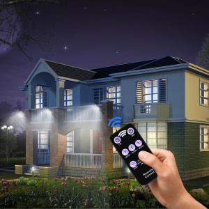 Lampa stradala cu incarcare solara, 60 x LED COB, 3 moduri de functionare, buton ON/OFF, telecomanda inclusa, LL-62T K KATHODE