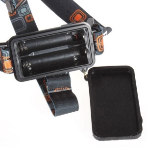 Lanterna cap reincarcabila Boruit P-353, 3x LED Cree XML T6, 2x Acumulatori - Img 2