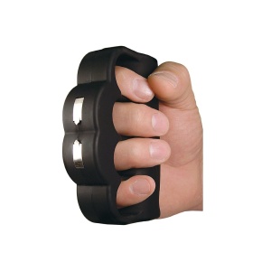 Lanterna pumnal cu electrosoc, acumulator propriu, incarcator, cutie - Img 2