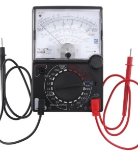 Multimetru analogic cu sonerie buzzer, negru - Img 4