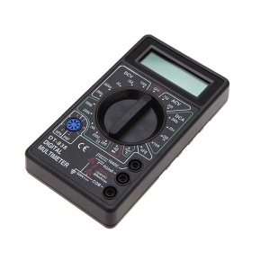 Multimetru digital, 9V, ecran LCD, sonda temperatura, negru - Img 4