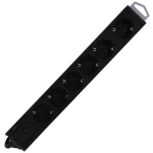 Pachet - 5 x Bec LED disco rotativ colorat cu fasung E27, 3W+ 5 x Fasung stecher cu intrerupator + 2 x Triplu stecher + Prelungitor cu protectie pentru supratensiune si buton On/Off, 6 prize, 3M - Img 8