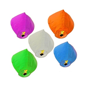Pachet Lampioane zburatoare, Velvet, 20 buc
