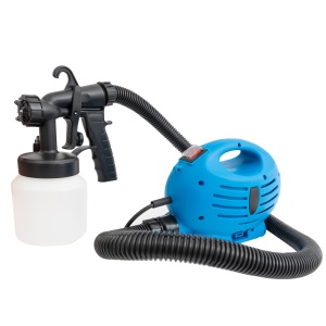 Pistol Spray Pentru Vopsit Si Zugravit, Faintec Paint Zoom, 650W, Rezervor Vopsea 800 ml Inclus, Albastru