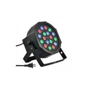 Proiector cu 18 LED-uri RGB colorate si microfon Par Led