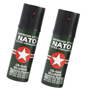 Set 2 x Spray Paralizant cu Piper, Lacrimogen, Iritant, 60 ml, Husa Cadou