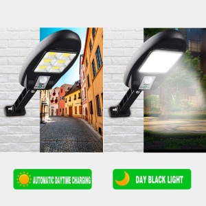 SET 4 lampi cu incarcare solara, 48 x LED COB, senzor de miscare, lumina, amurg KATHODE - Img 5