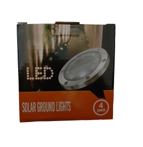 Set 4 lampi solare tip spot pentru gradina, 20 x LED, buton ON/OFF, senzor de lumina, alb rece 18-19 K KATHODE - Img 7
