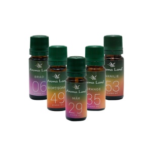 Set 5 uleiuri volatile, Parfumuri de Craciun, Aroma Land, 10 ml