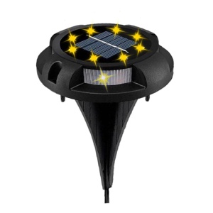 Set 8 lampi solare tip spot pentru gradina, 8 leduri, buton ON/OFF, senzor de lumina, alb cald 18-10 K KATHODE - Img 8