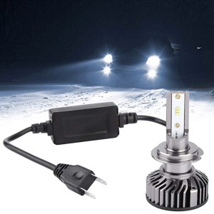 Set becuri tehnologie LED- H7,6500K,8000LM, Model OVS2-H7 Canbus, IP65 - Img 2