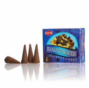 Set Conuri parfumate - 10 Buc - Frankincense-Myrrh