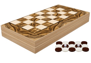 Set de Table din lemn lacuit Olive Burl, 50x50 cm