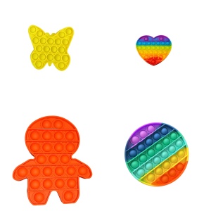 Set x 4 jucarii din silicon POP IT - K KATHODE