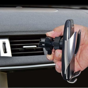 Suport auto pentru telefon cu incarcare wireless si smart sensor - Img 4
