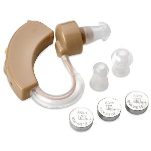 Amplificator de sunet CB Alsaruz, 130dB, 3 accesorii, 3 baterii incluse, Bej