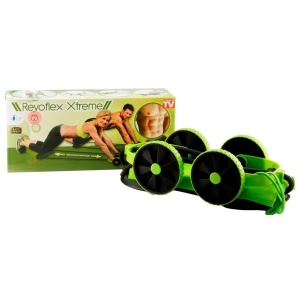 Aparat de fitness Revoflex Xtreme, Negru/Verde