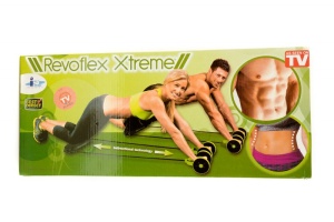 Aparat de fitness Revoflex Xtreme, Negru/Verde - Img 2