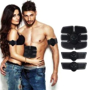 Aparat Electrostimulare EMS Pro, 3 Piese Tiessa®, Smart Fitness, Abdomen, Maini, Picioare, Electrostimulare, Tonifiere, 6 Programe, 10 Trepte Intensitate, Negru - Img 4