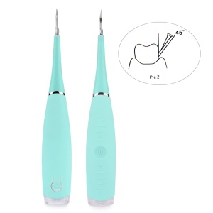 Aparat pentru detartraj si curatarea dintilor, 5 viteze, incarcare USB, indicator led, rezistent la apa, albastru K KATHODE - Img 3