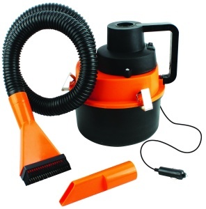 Aspirator auto Eltron 160W, Turbo, 12 V, umed, uscat, portocaliu