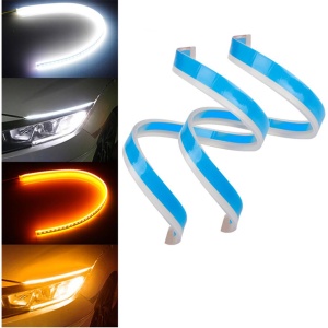 Banda Led Auto Faruri Drl 60 cm cu Semnalizare Secventiala Dinamica Lumini de zi - Img 4