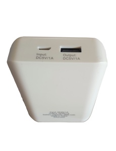 Baterie externa portabila 2600 mAh, 1 port de incarcare USB, afisaj led digital, alb, K KATHODE - Img 2