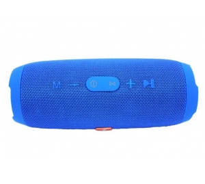 Boxa portabila bluetooth wireless, Charge 3, Power Bank 5V 2A, AUX, Radio, Albastra - Img 2