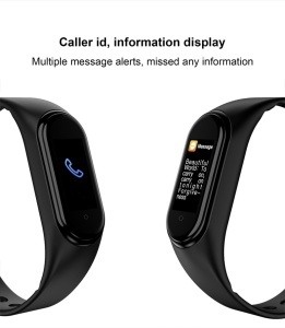 Bratara fitness Rovtop M4 Smart, ritm cardiac, puls, compatibila android si IOS, negru - Img 3