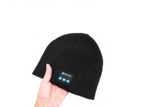 Caciula Smart, Muzicala cu functie bluetooth, microfon si casti incorporate, Unisex, negru - Img 4