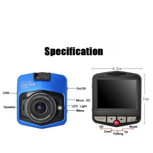 Camera auto DVR iMK™ Full HD 1080p, Rotire 360⁰, Blue Edition, CADOU Suport Telefon Maraca iMK™ - Img 4