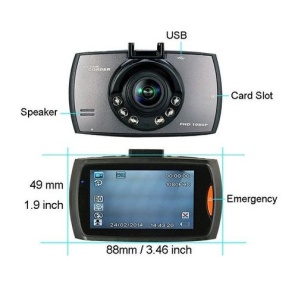 Camera auto DVR Matheus CDR062, vedere nocturna, FHD 1080P, G-sensor WDR, senzor de miscare - Img 5