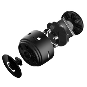 Camera Mini A9 Full1080P HD, Mod nocturn, 25 fps, 3.7V, Negru - Img 3