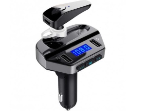 Car Kit MP3 Player Dual USB + Casca Bluetooth 4.2 + EDR Handsfree V6
