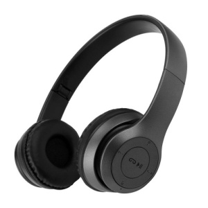 Casti Bluetooth Crystal sound Wireless Reflection Vision®, cu microfon Radio, Bass Aux SD Card, Negru