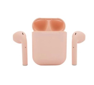 Casti KlaussTech Bluetooth V5.0, Carcasa de Incarcare, Autonomie 4 ore, Incarcare 70 min, Utilizare Usoara, Design Ergonomic, Moderne, Culoare Roz - Img 6