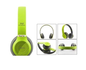 Casti . profesionale KlaussTech, Bluetooth, TF Card, FM stereo, MP3 Player, Wireless, Verde - Img 4