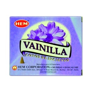 Conuri parfumate HEM, Vanilie 10 buc