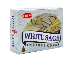 Conuri Parfumate, HEM, White Sage, 10 buc