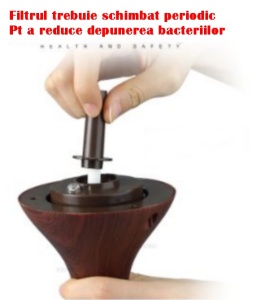 Difuzor Arome 300 ml Umidificator Difuzor +Ulei Esential Lemm Inchis - Img 4