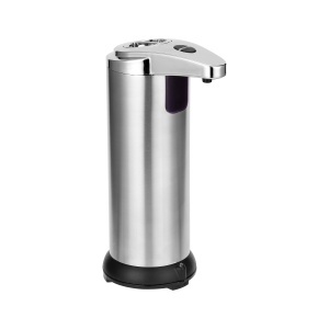Dispenser pentru sapun lichid cu senzor de miscare, gri metalizat