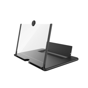 Ecran cu suport pliabil pentru marirea imaginii de pe telefonul mobil, Lupa, 12 Inch, Negru, LikeStore
