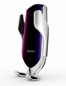 Incarcator Wireless Auto universal, cu Senzor inteligent, suport SMART Fast Charger 10W, clema prindere ventilatie - Img 2