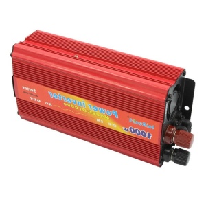 Invertor Auto Lairun 24V - 220V, Putere de varf 1000W, 10Amps, Port USB 5V -1A, Design Compact, Output Voltaj 220 V, Portocaliu - Img 5