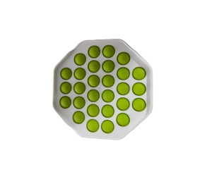 Jucarie anti-stres POP IT octagon alb-verde K KATHODE