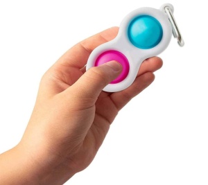 Jucarie SIKS® antistres tip breloc, senzoriala, pentru copii si adulti, multicolor - Img 3